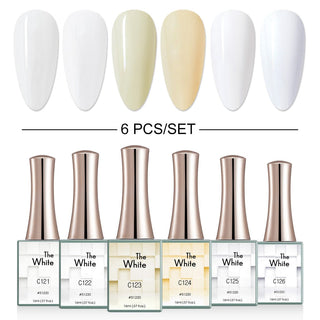 the-white-6-colors-gel-polish-
