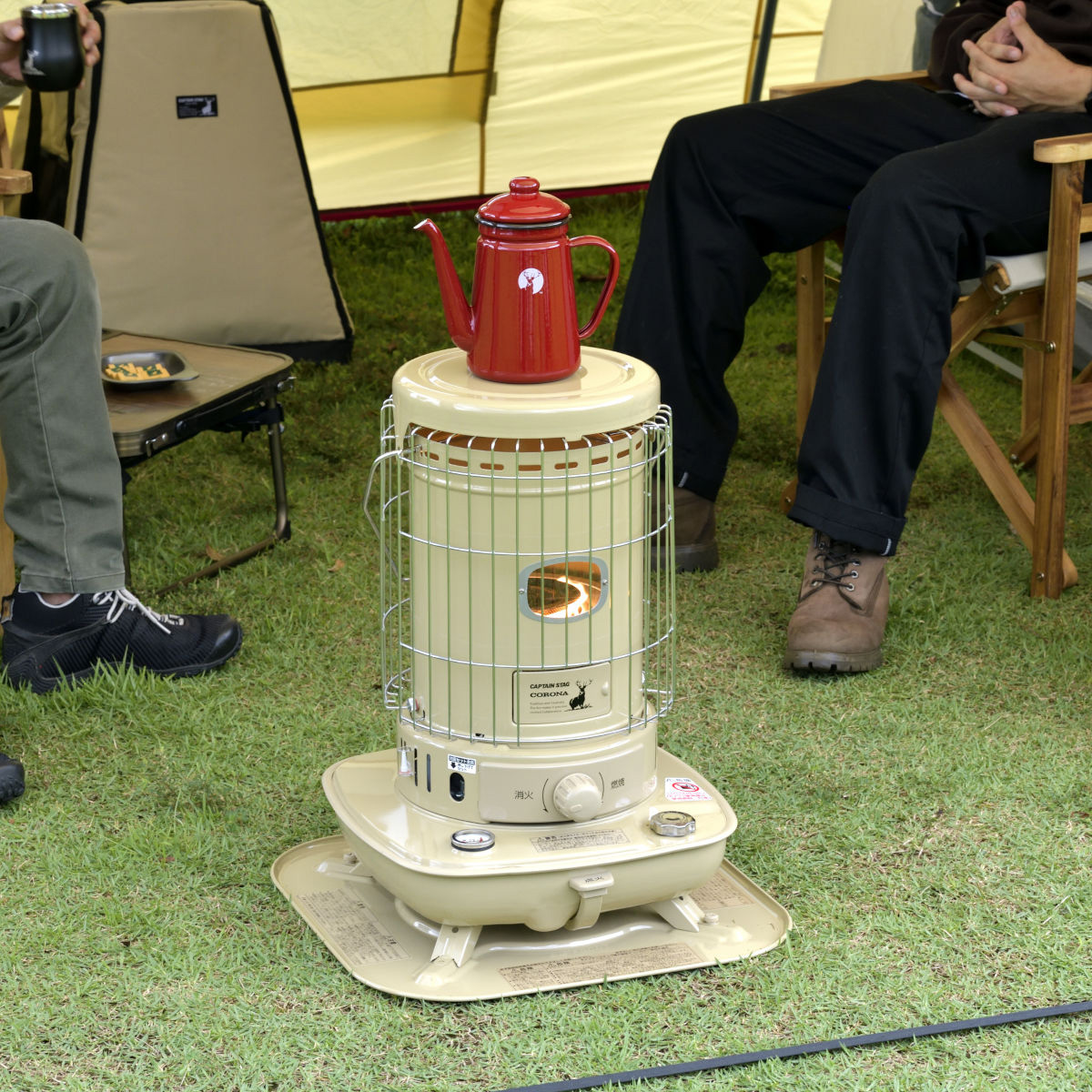キャプテンスタッグ×コロナ 石油ストーブ SL-51CSA（ベージュ