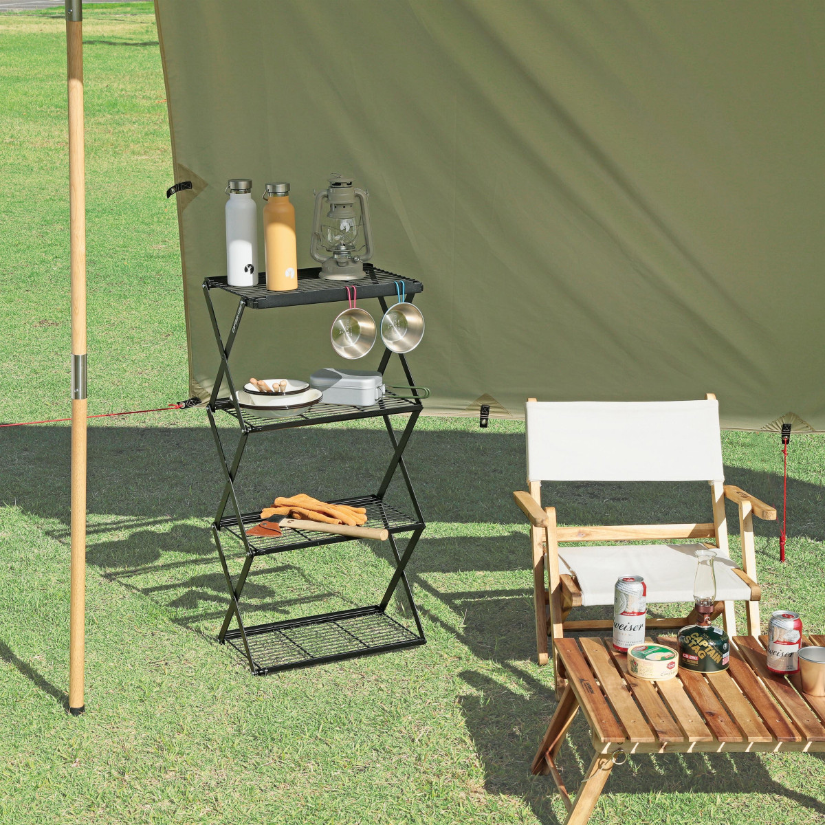 フレームワーク 4段MOVEラック〈460〉 - アウトドア・キャンプ用品