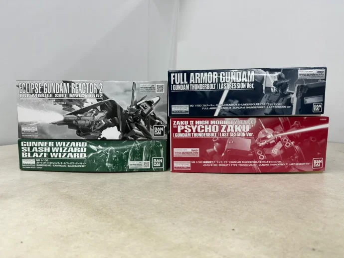 宅配】福島県会津若松市のプラモデル買取実績｜バンダイ「MG 1/100