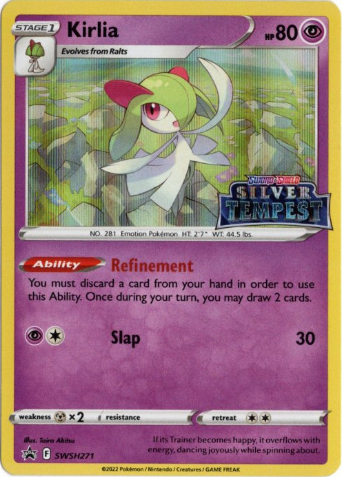 キルリア 海外版 英語版 プレリリース プロモ Kirlia - SWSH271 - 海外