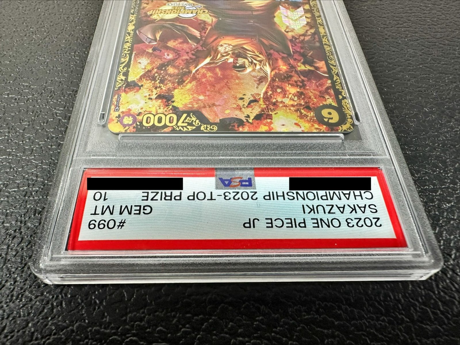 PSA10鑑定済〕サカズキ(CS2023/illust:Anderson)【SR】{OP02-099}