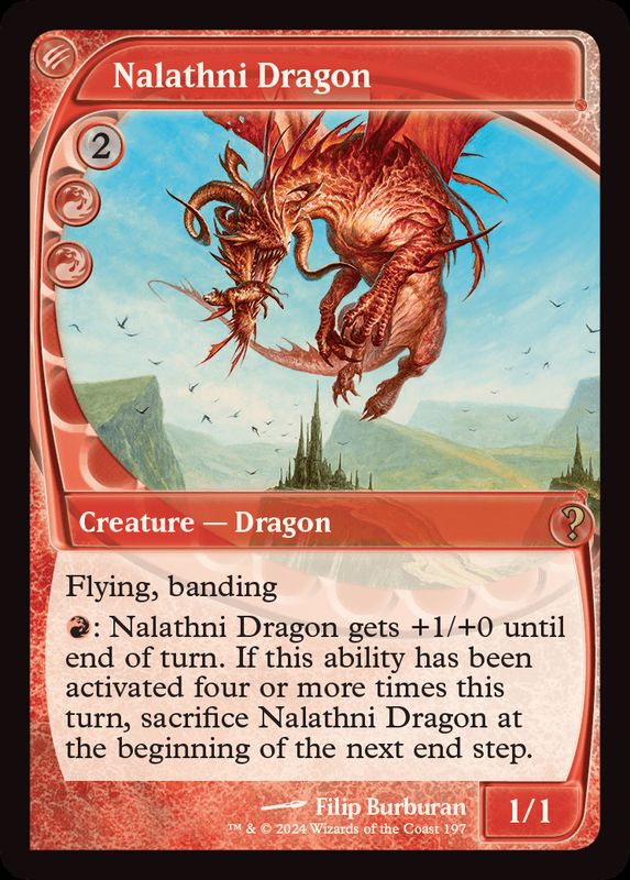 FOIL)ナラスニ・ドラゴン/Nalathni Dragon《英語》【Reprint Cards