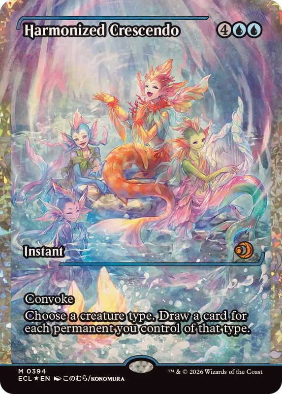 mtg フラクチャー Foil調和した大合唱 英語 フラクチャーFOIL)調和した