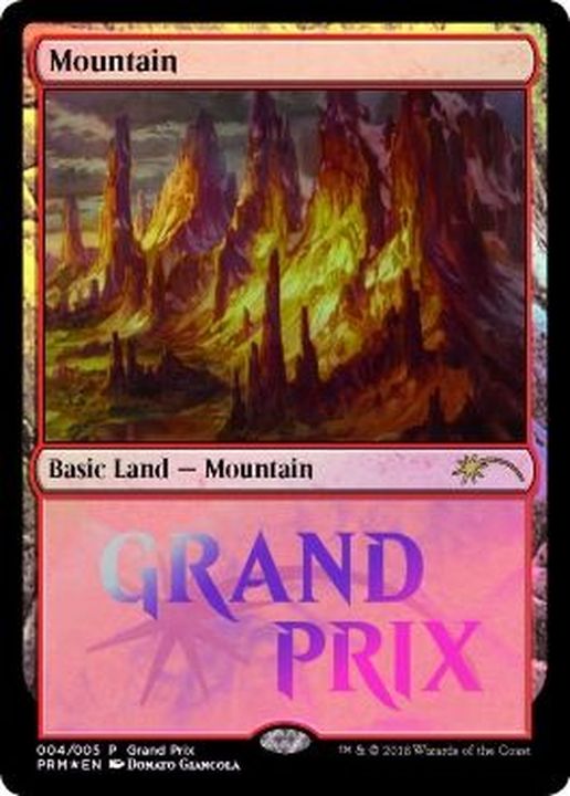 FOIL)山/Mountain《英語》【Grand Prix Promos】