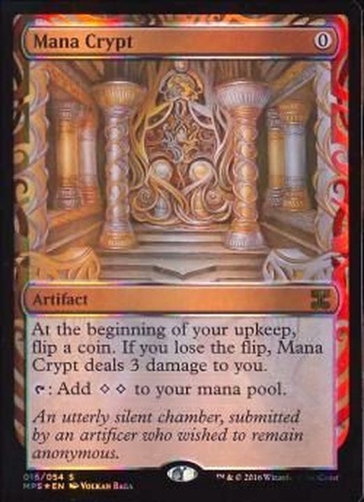 mtg 魔力の墓所 mana crypt 英語 mtg 魔力の墓所/Mana Crypt 本物 旧枠