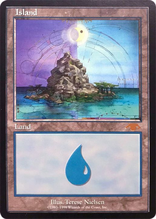 EX+]島/Island《英語》【Guru Lands】#43