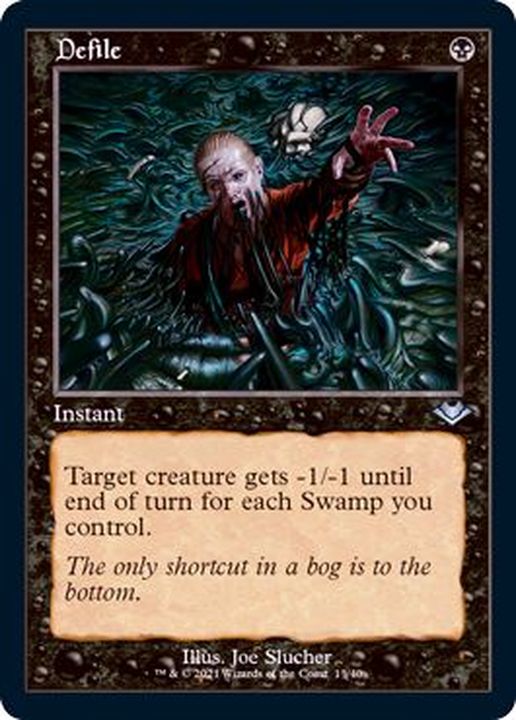 FOIL)(旧枠仕様)汚涜/Defile《英語》【MH2】