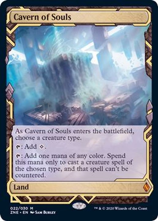 FOIL)(フルアート)魂の洞窟/Cavern of Souls《英語》【ZNE】