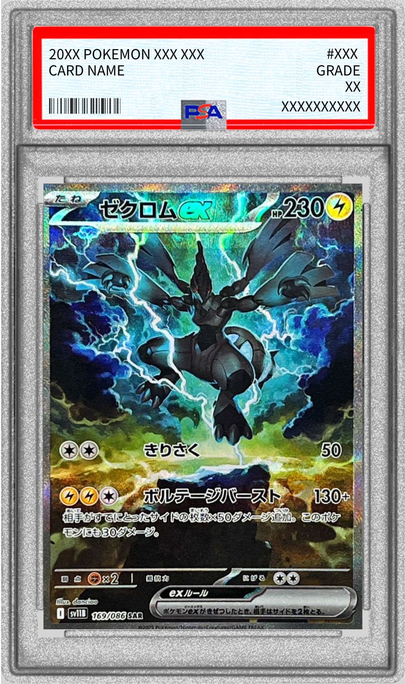 PSA10鑑定済〕ゼクロムex【SAR】{169/086}