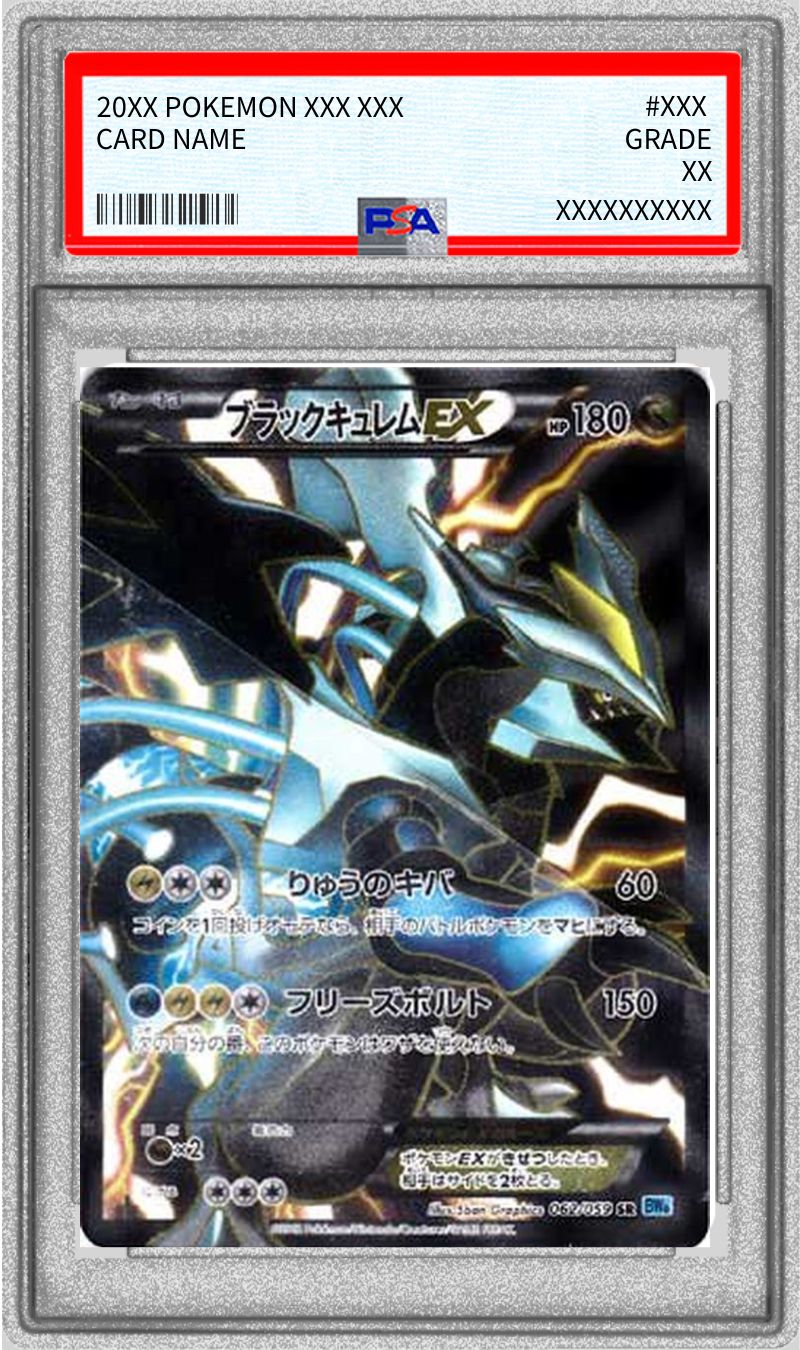 状態難/PSA10鑑定済〕ブラックキュレムEX【SR】{062/059}