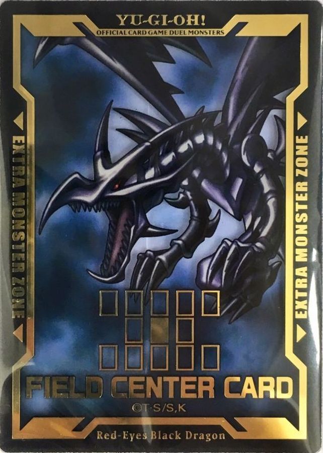 真紅眼の黒竜(プラスチック製)【-】{-}《フィールドセンターカード》