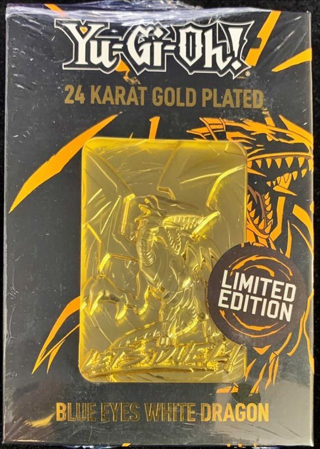 金属製カード『青眼の白龍』(未開封)【-】{-}《その他》