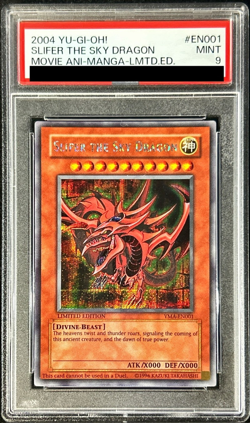 PSA9鑑定済〕☆英語版☆オシリスの天空竜【シークレット】{YMA-EN001
