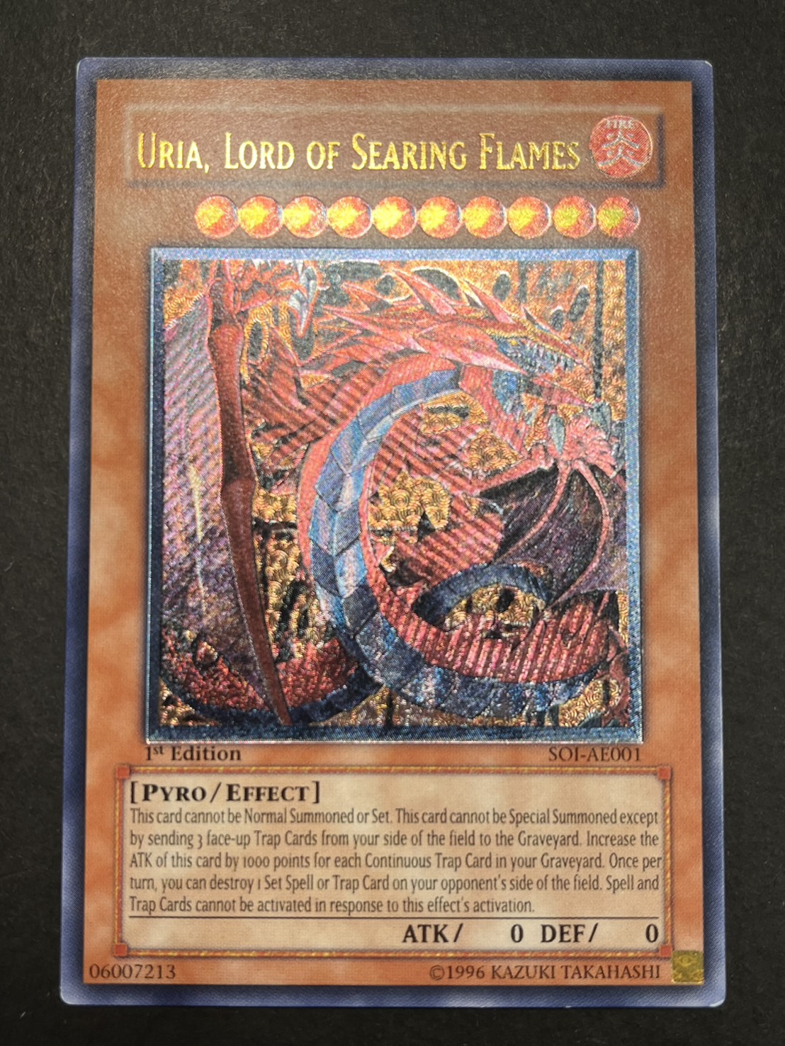 ARS 9】神炎皇ウリア レリーフ ARS 9】神炎皇ウリア レリーフ 美品】神