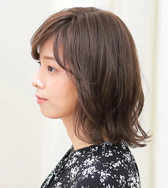 医療用ウィッグストーリー｜ミディアム｜ブランシュミディ