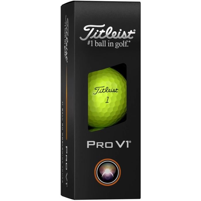 Titleist Pro V1 Yellow Golf Balls - Carl's Golfland