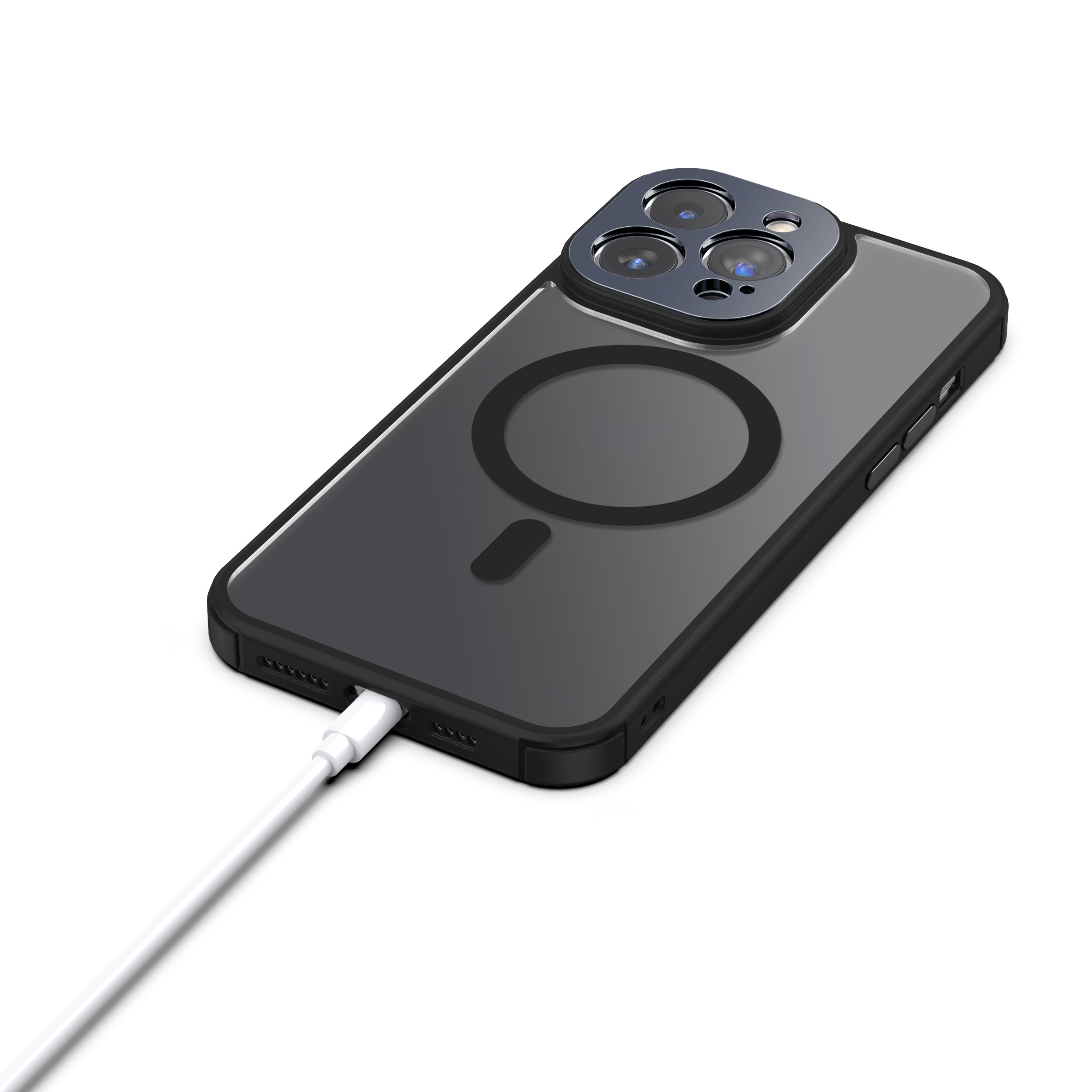 iPhone 14 Pro / Pro Max / 14 / 14 Plus ケース: インパクト ブラック
