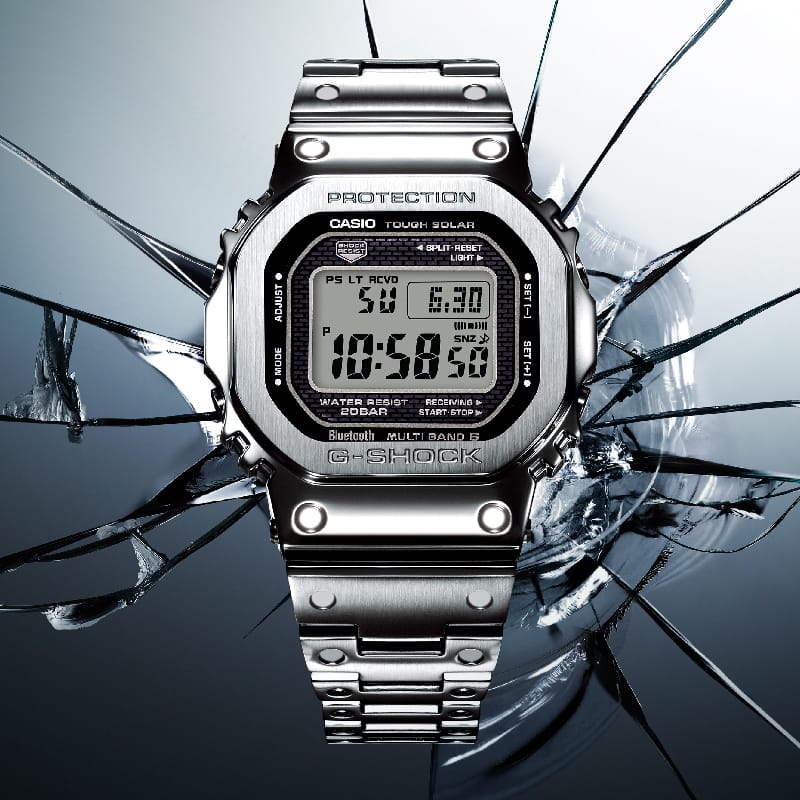 Men's Silver Metal Watch: G-SHOCK GMWB5000 Watches | CASIO