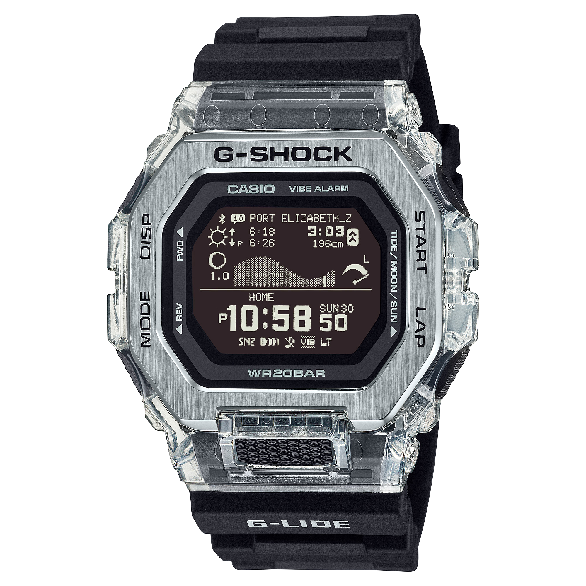 GBX-100S-1 | G-SHOCK G-LIDE Silver | CASIO CANADA