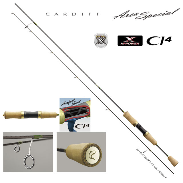 シマノ(SHIMANO) 21 カーディフ AX S62UL カーディフAX[CARDIFF AX