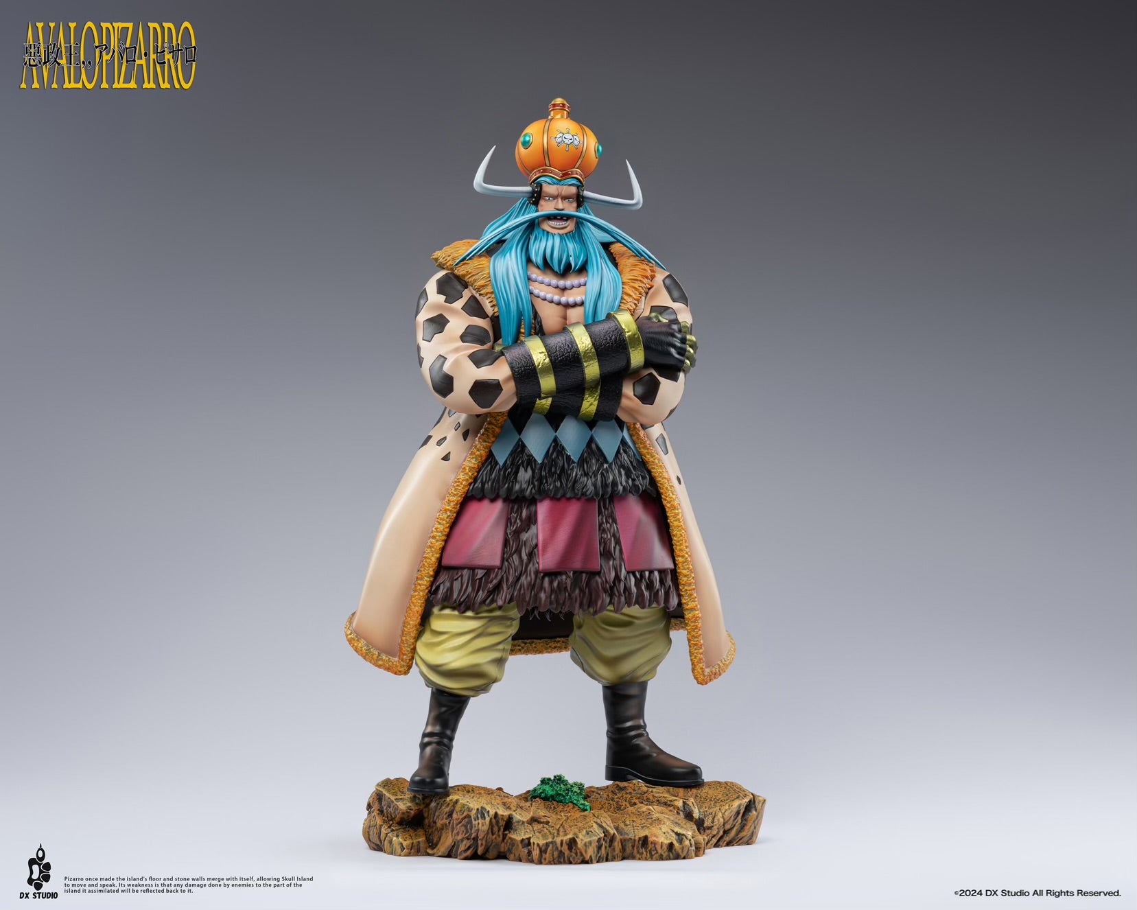 One Piece DX Studio Avalo Pizarro Resin Statue – ClubHouse Statues
