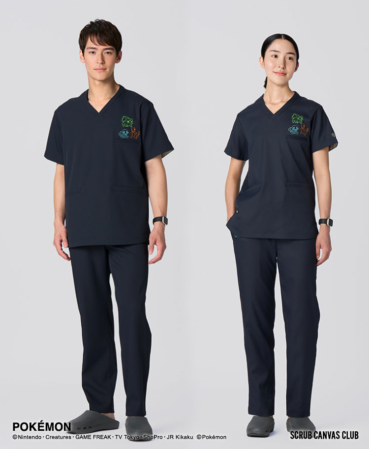 ポケモンスクラブパンツ(男女兼用) | おしゃれ白衣のクラシコ公式通販