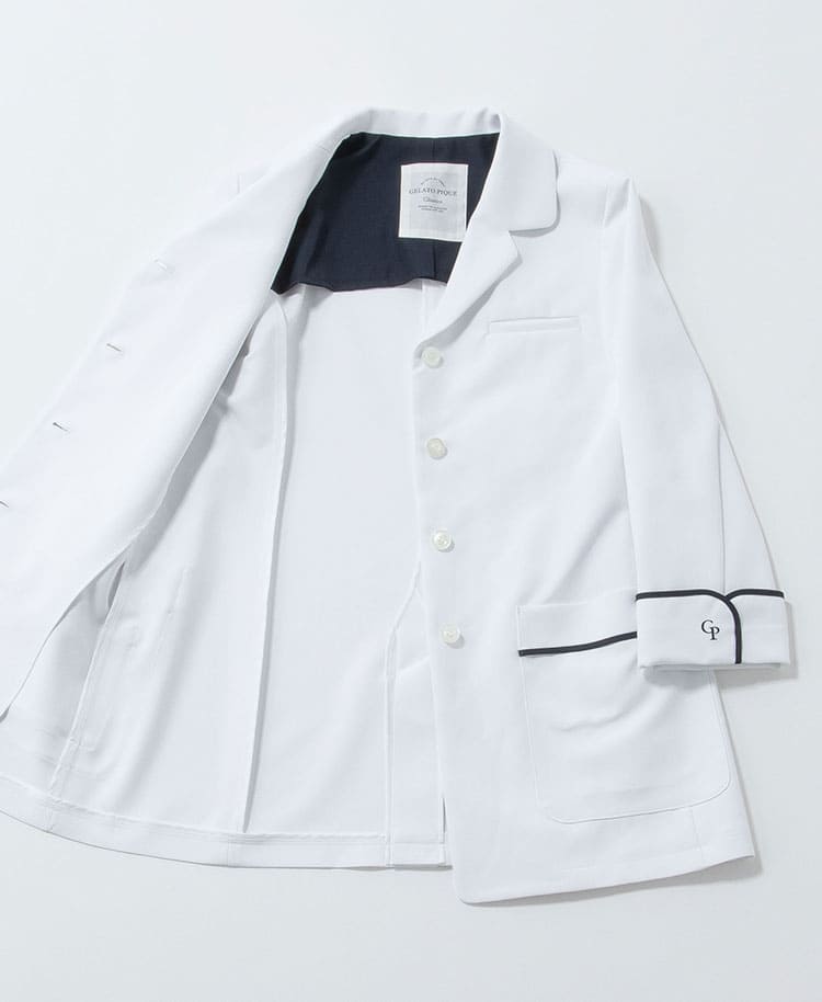 ジェラート ピケ&クラシコ 白衣:パイピングショートコート | おしゃれ