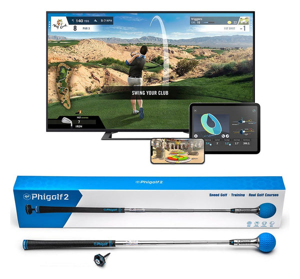PhiGolf 2 Smart Home & Mobile Golf Simulator – Clarkes Golf