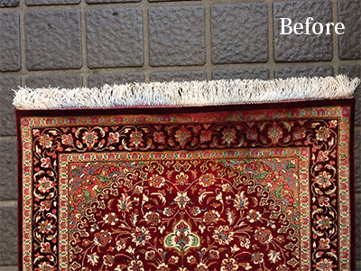北海道 W様 （ペルシャ絨毯：クリーニング 滲み取り作業） | 実績紹介