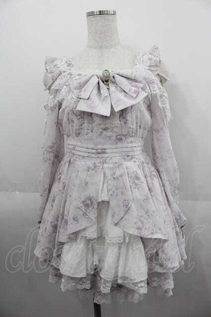 LIZ LISA / ローズリボンシフォンセットアップ ピンク I-25-06-29-063