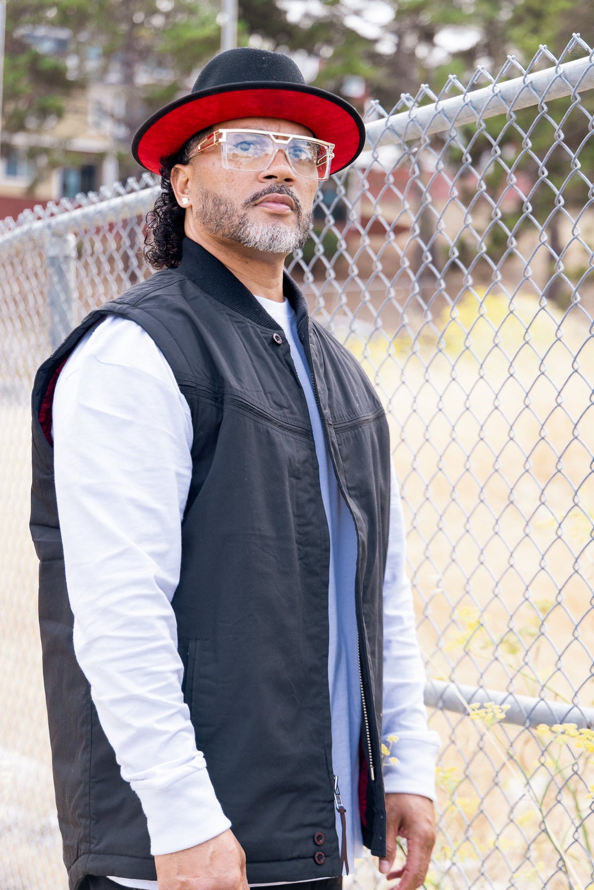 ダービーオブサンフランシスコ 302スタイル・ベスト/ブラックレッド