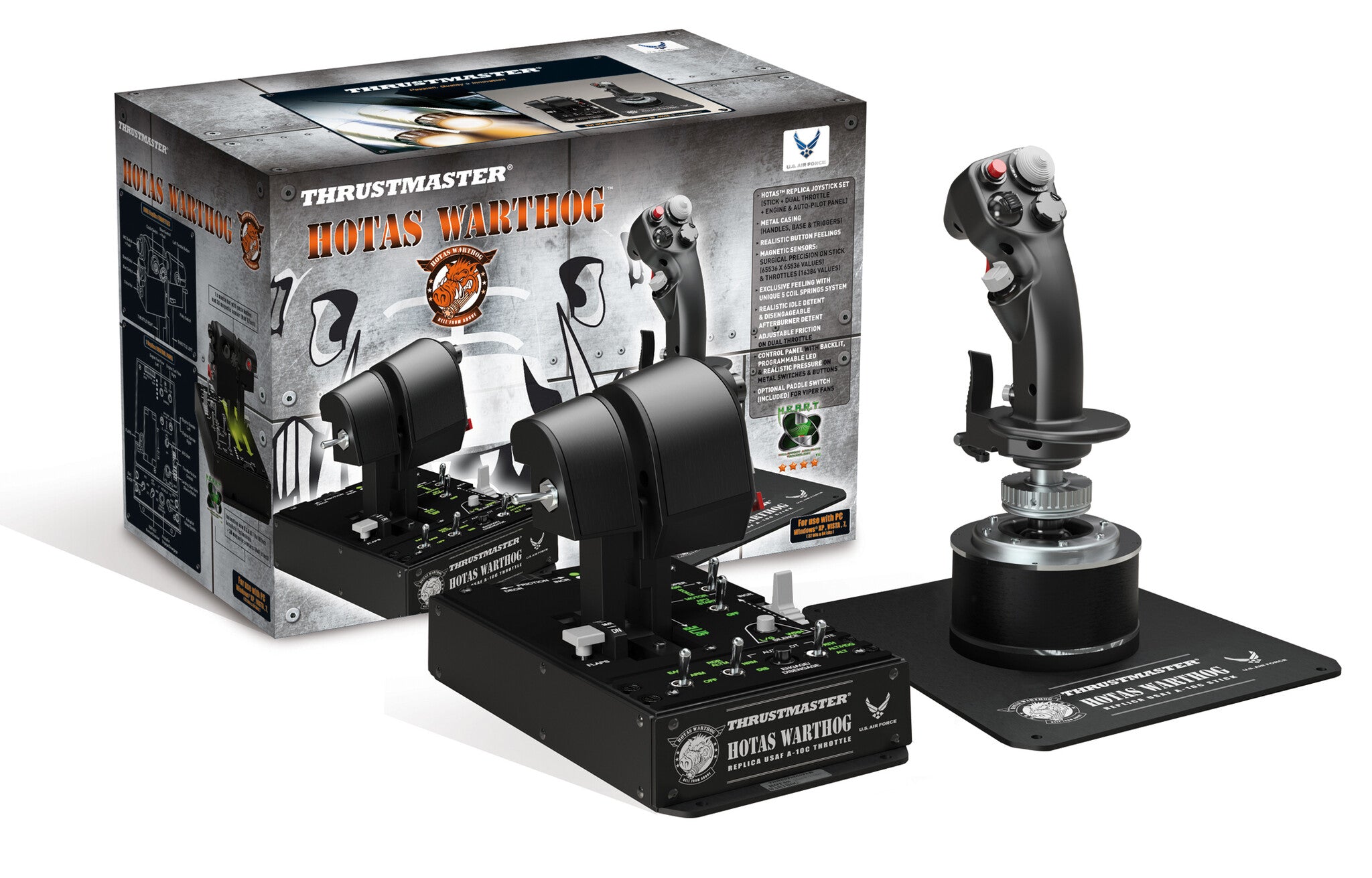 Thrustmaster HOTAS Warthog - Flight Joystick + Dual Throttle for