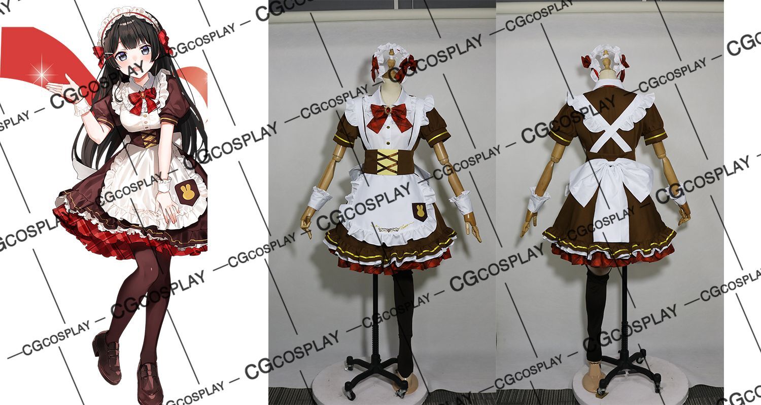 バーチャルYouTuber Vtuber ココスコラボ衣装 月ノ美兎 メイド服