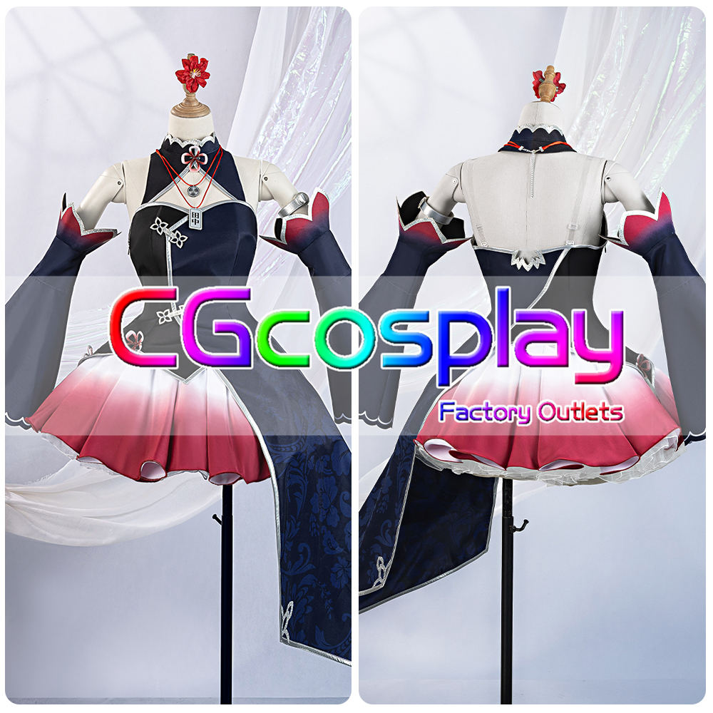 バーチャルYouTuber Vtuber HIMEHINA 「藍の華」ライブ衣装 コスプレ