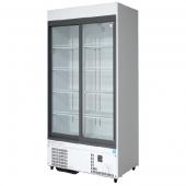 フクシマ MSU-120GHWSRX|スライド扉 奥行450|リーチイン冷蔵ショー