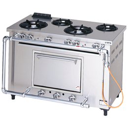 MGRD-126D マルゼン ガスレンジ デラックスタイプ｜業務用厨房機器通販