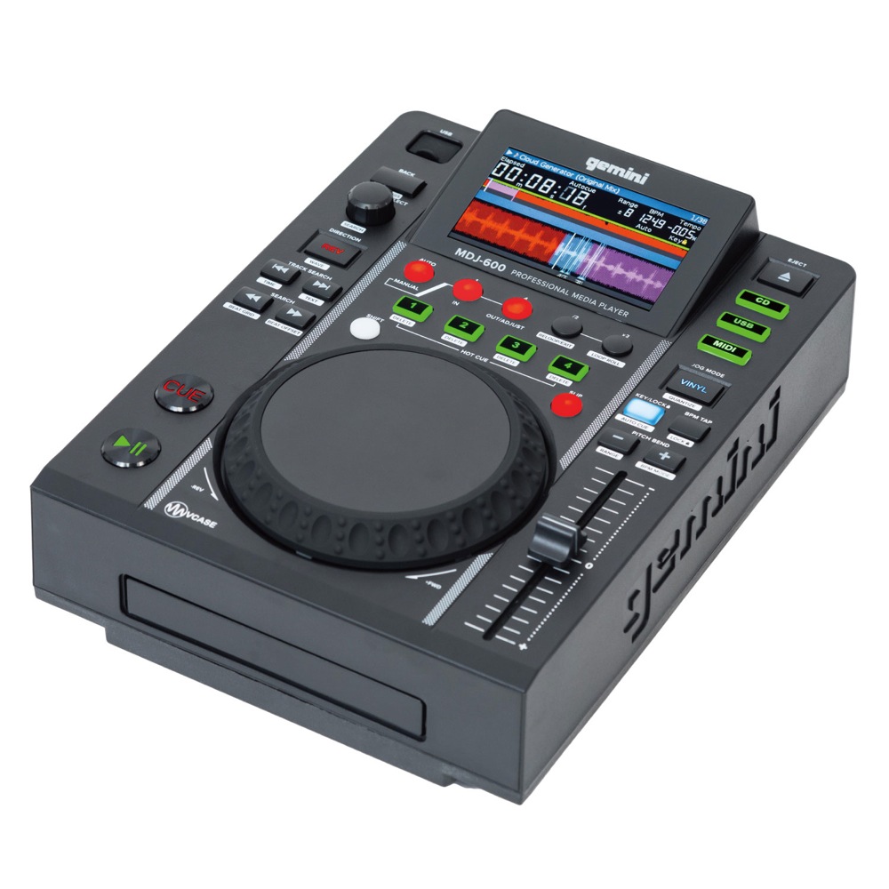 GEMINI MDJ-600 DJ用 CD/USB メディアプレーヤー(ジェミナイ USB