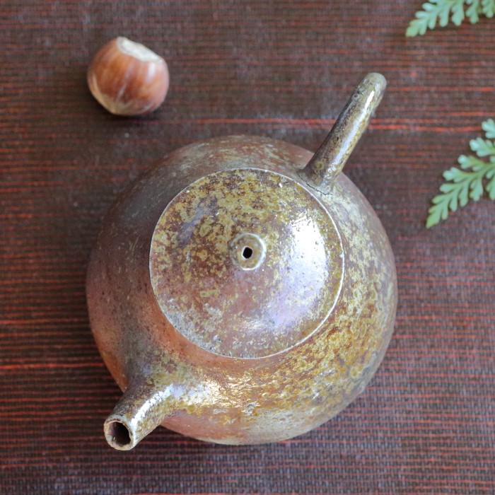 竹花正弘 南蛮茶銚 唐津焼ティーポット 中国茶用急須 上煎茶玉露茶用の