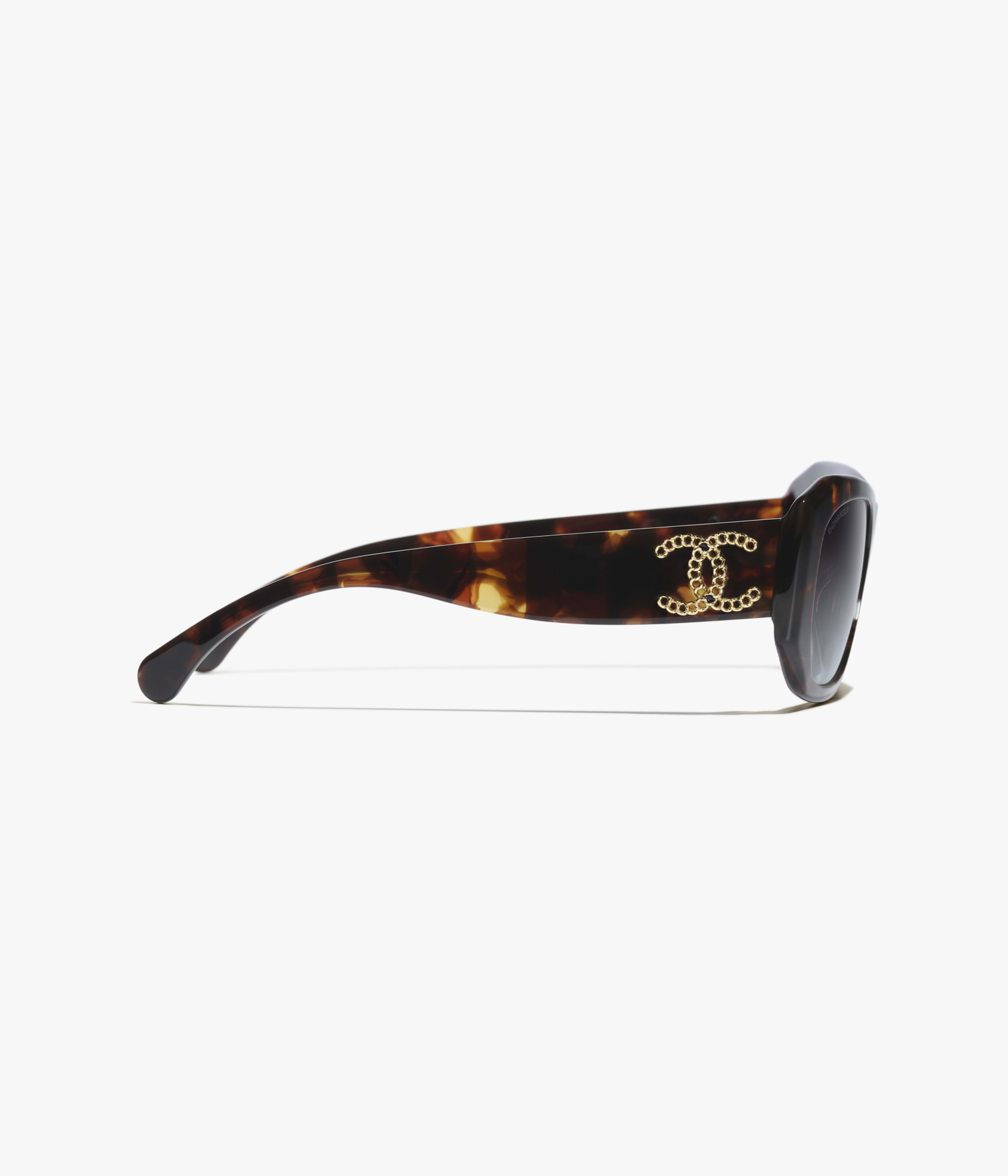 CHANEL Sunglasses: Rectangle Sunglasses, acetate — Fashion | CHANEL