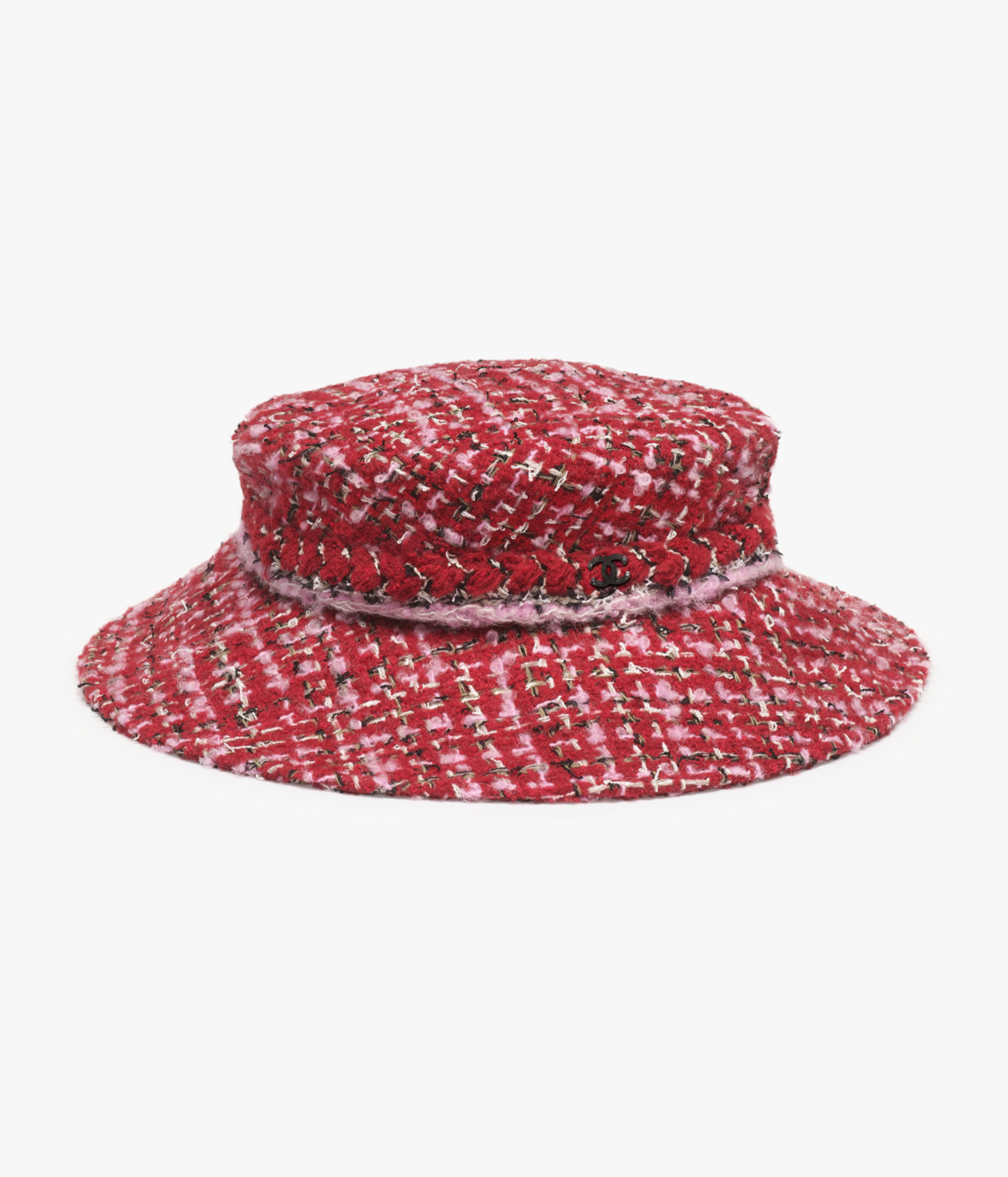 ハット - コットン ツイード、ブラック — ファッション | CHANEL シャネル