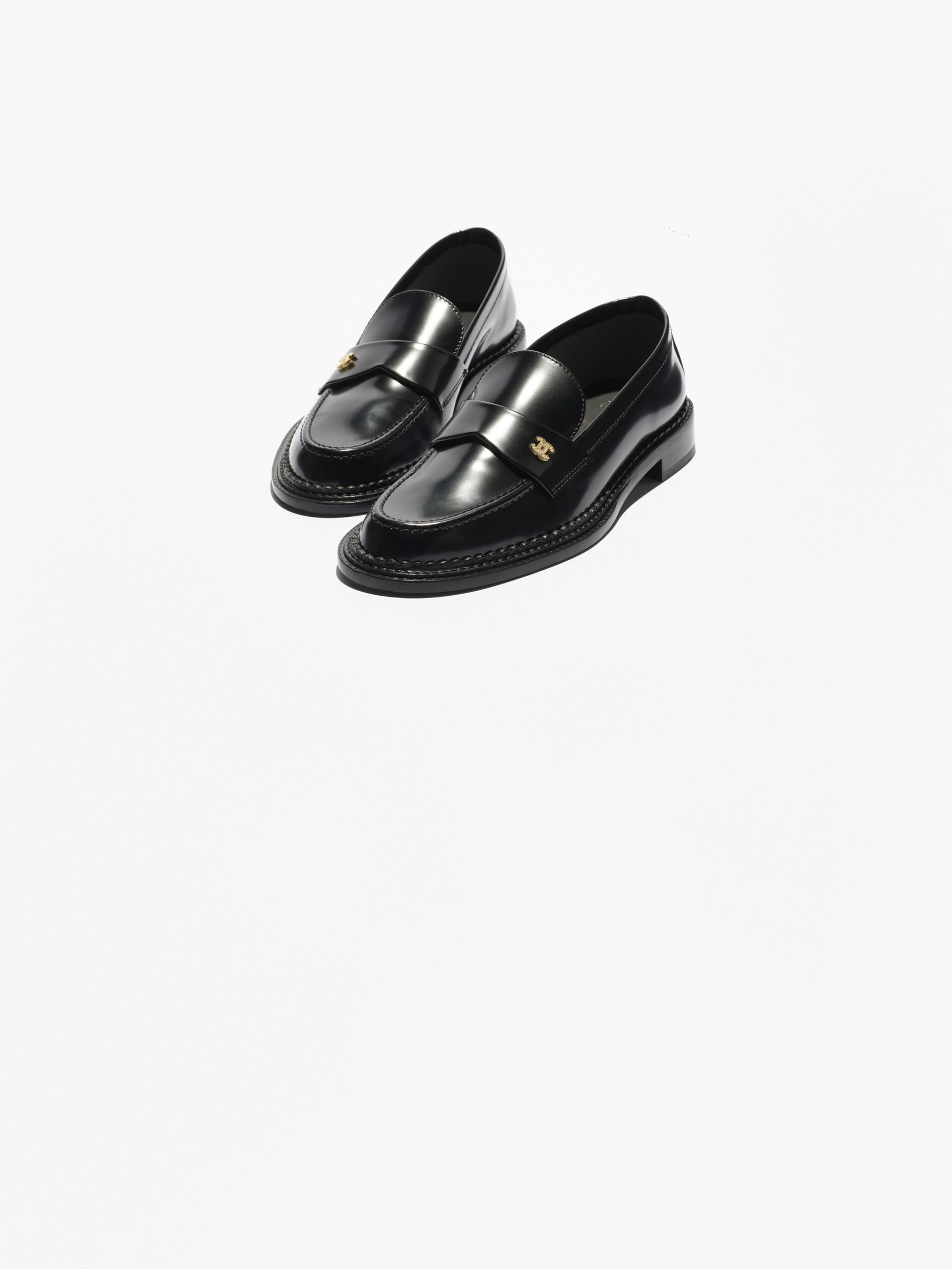 ローファー - カーフスキン、ブラック — ファッション | CHANEL シャネル