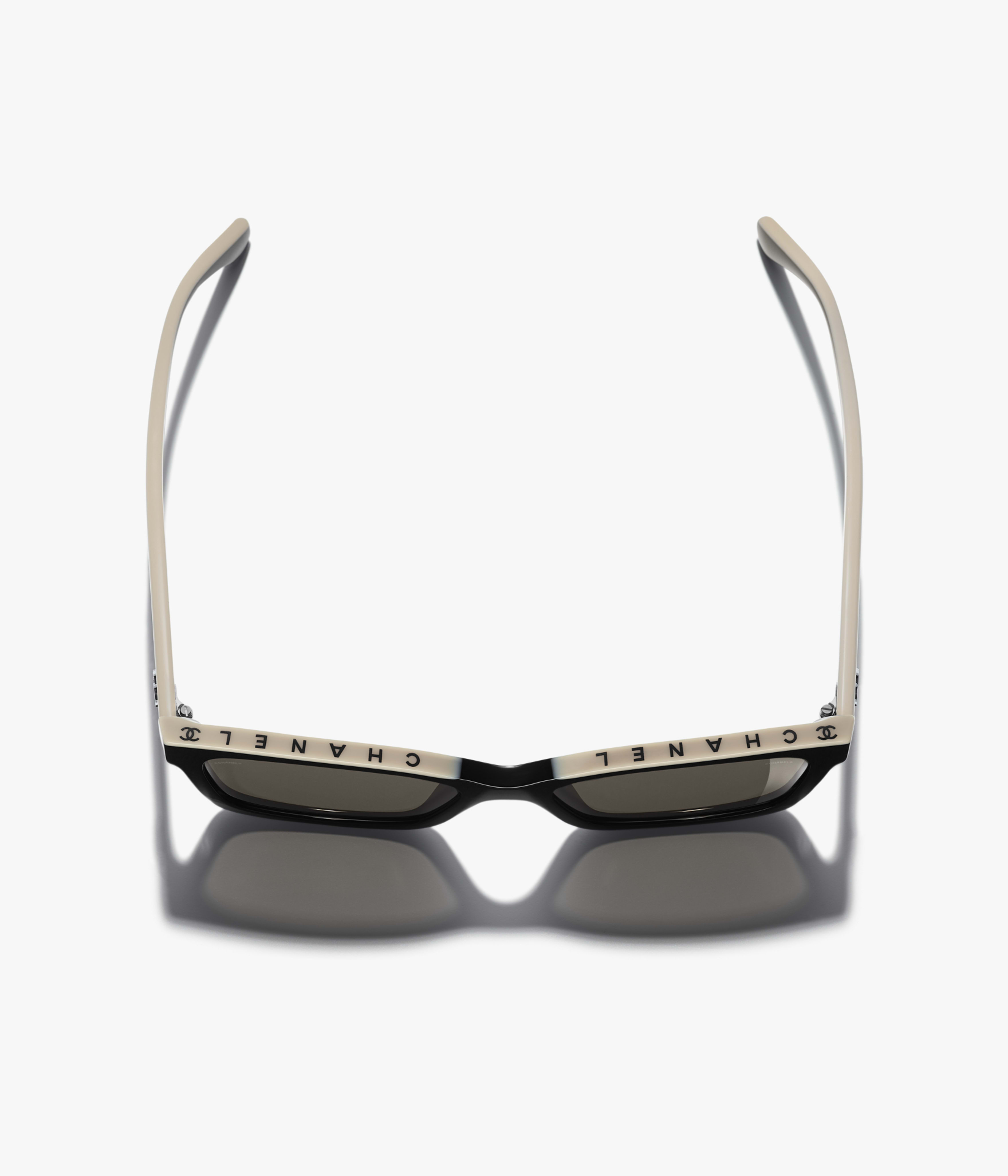 CHANEL サングラス: スクエア シェイプ サングラス, アセテート 5417