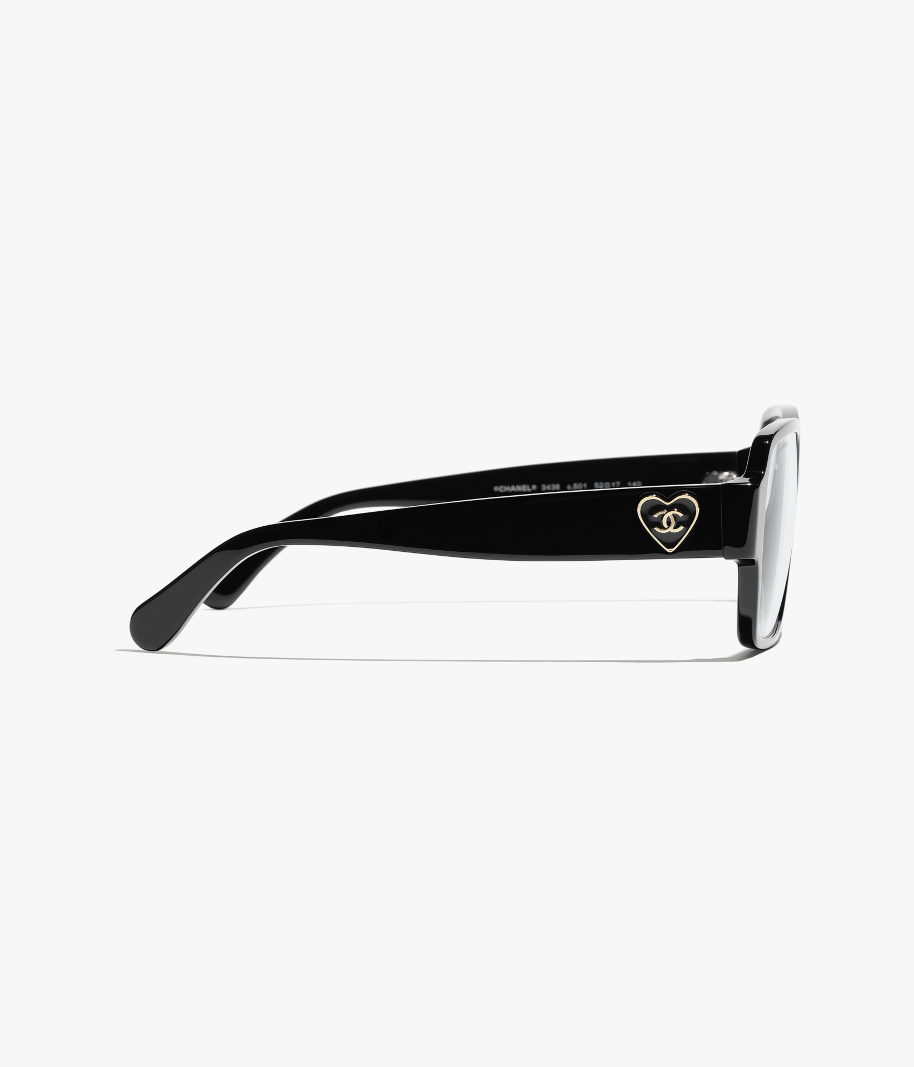 CHANEL Eyewear: スクエア シェイプ ブルーライトカット グラス