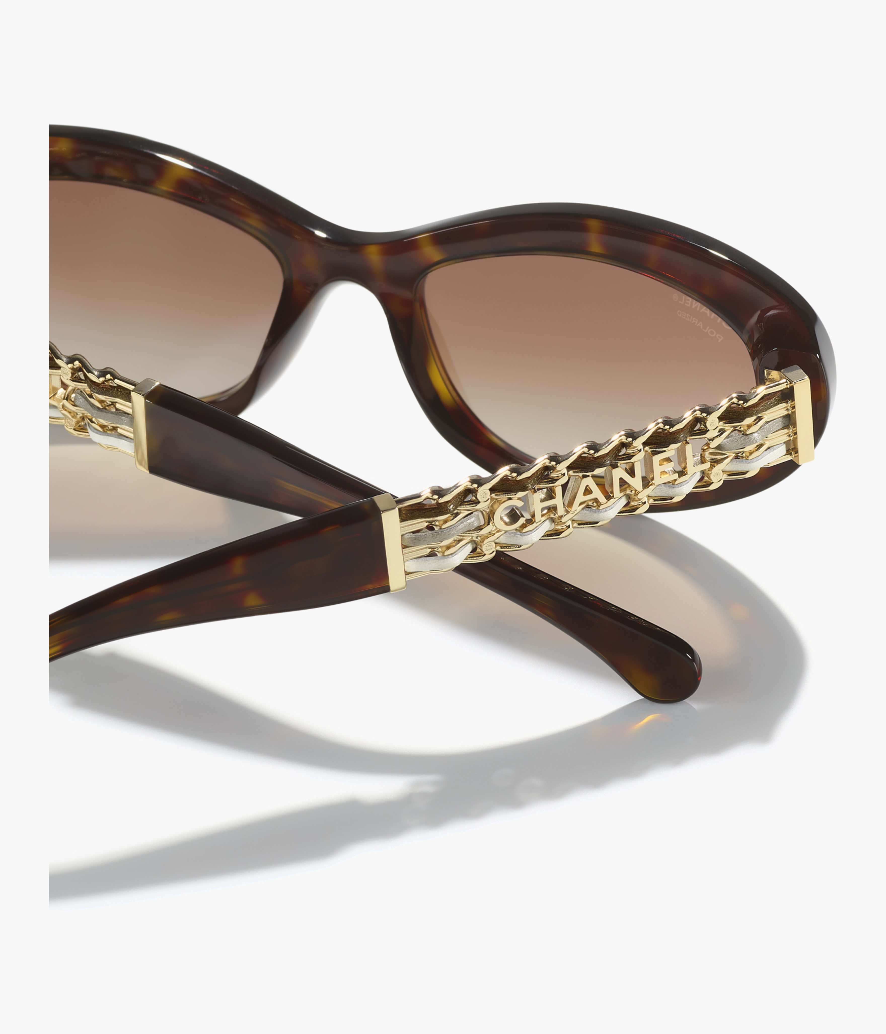 CHANEL サングラス: キャッツアイ シェイプ サングラス, アセテート