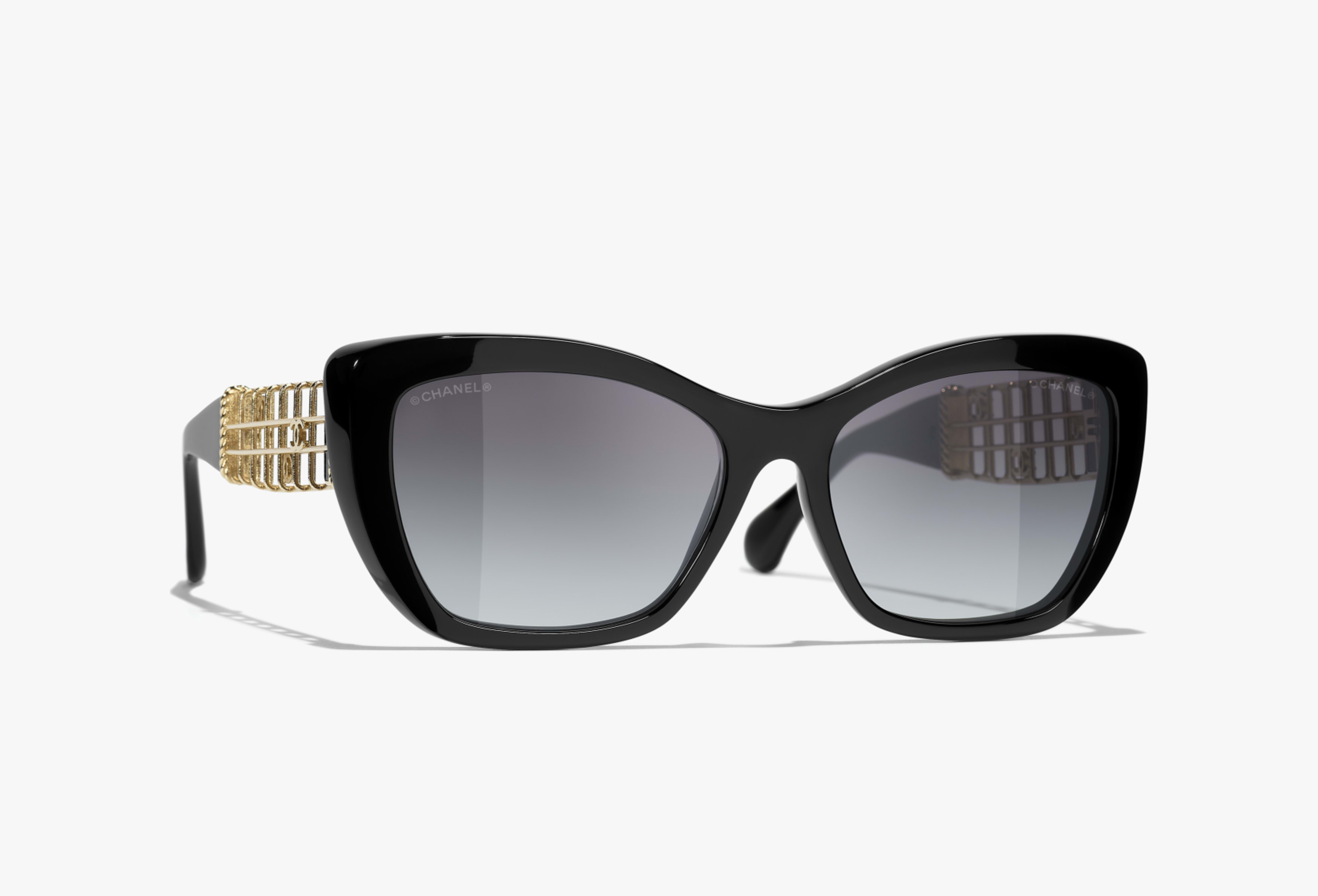 CHANEL サングラス: キャッツアイ シェイプ サングラス, アセテート