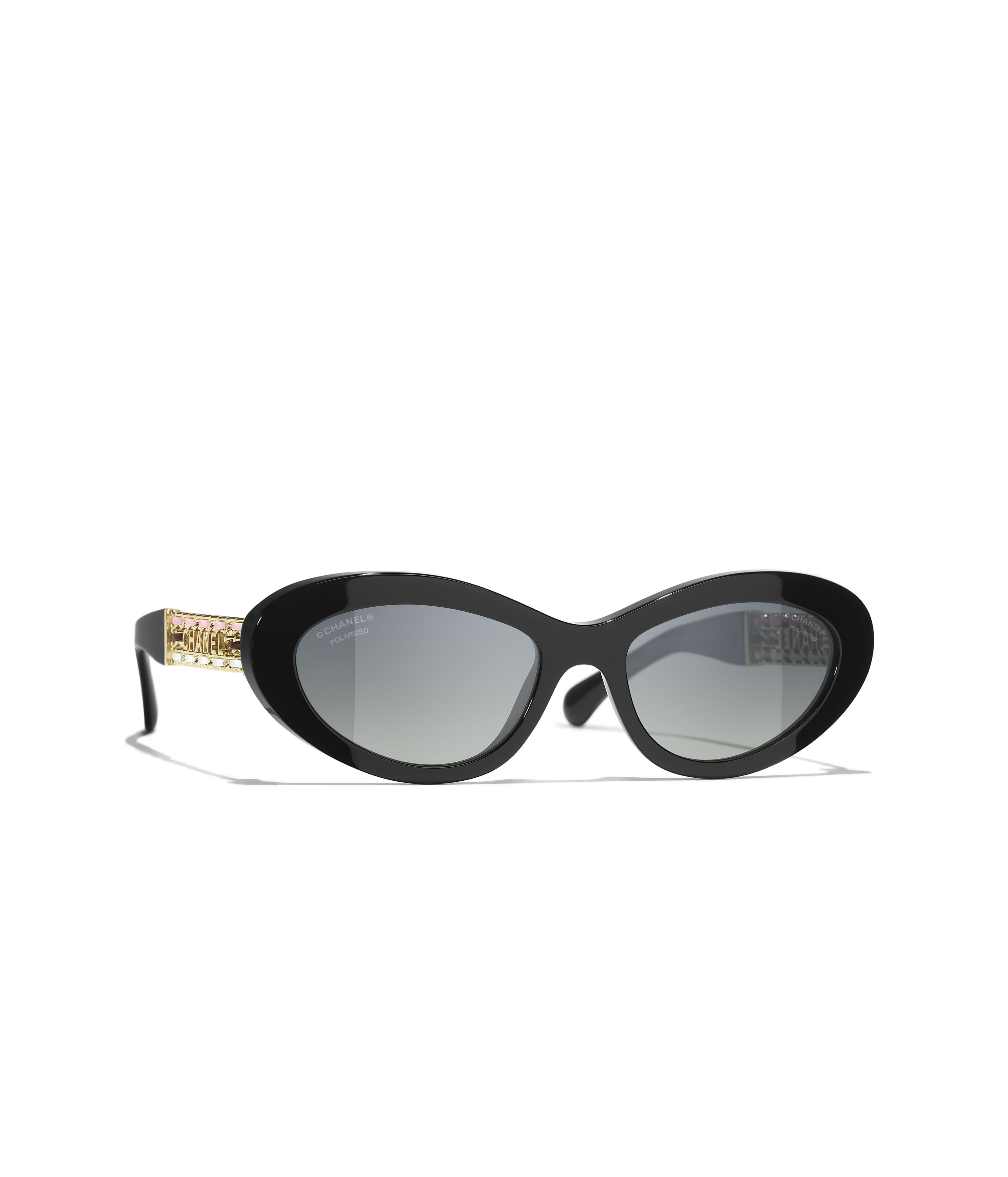 CHANEL Sunglasses: Cat Eye Sunglasses, acetate & nylon — Fashion