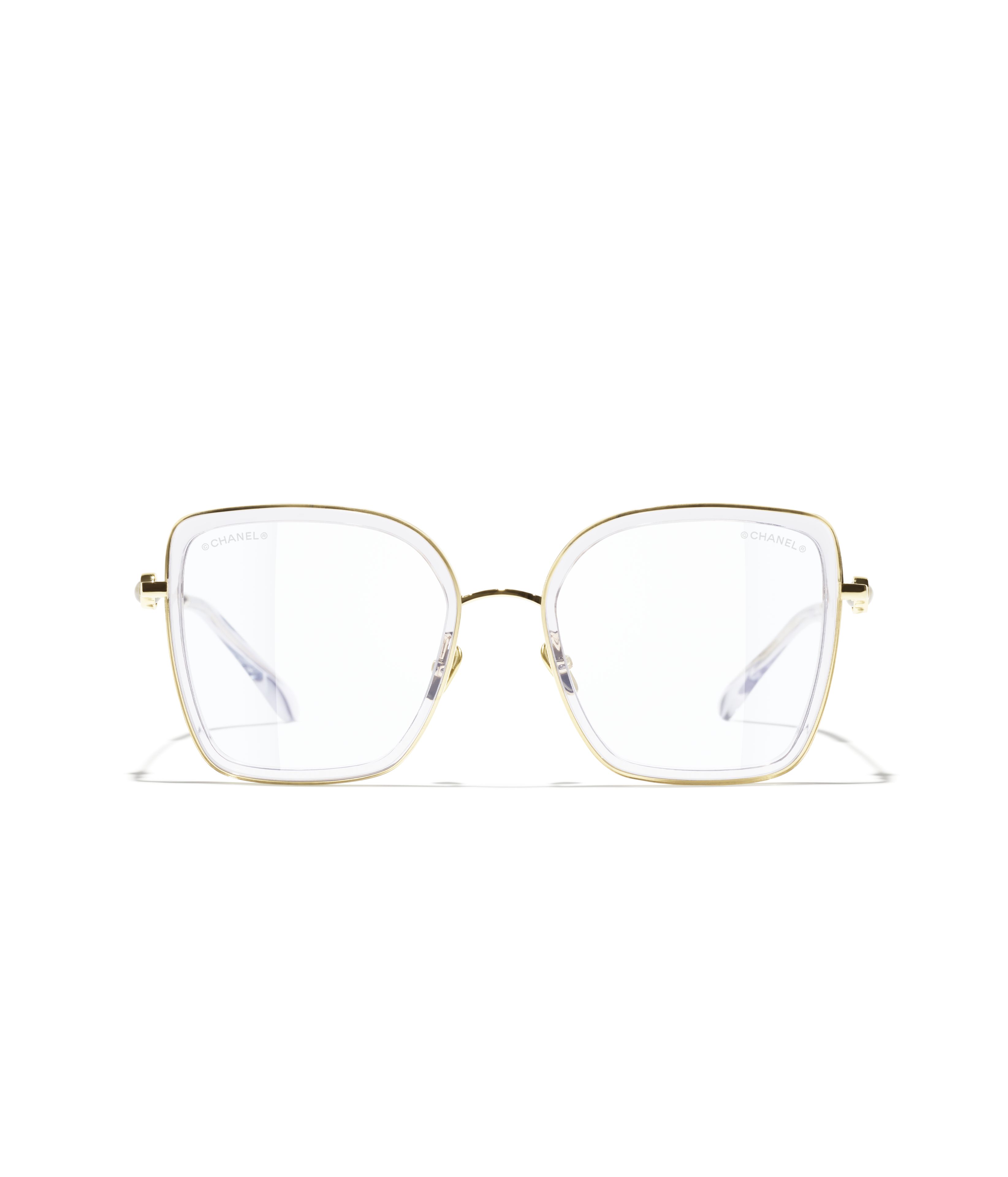 CHANEL Eyewear: バタフライ シェイプ ブルーライトカット グラス