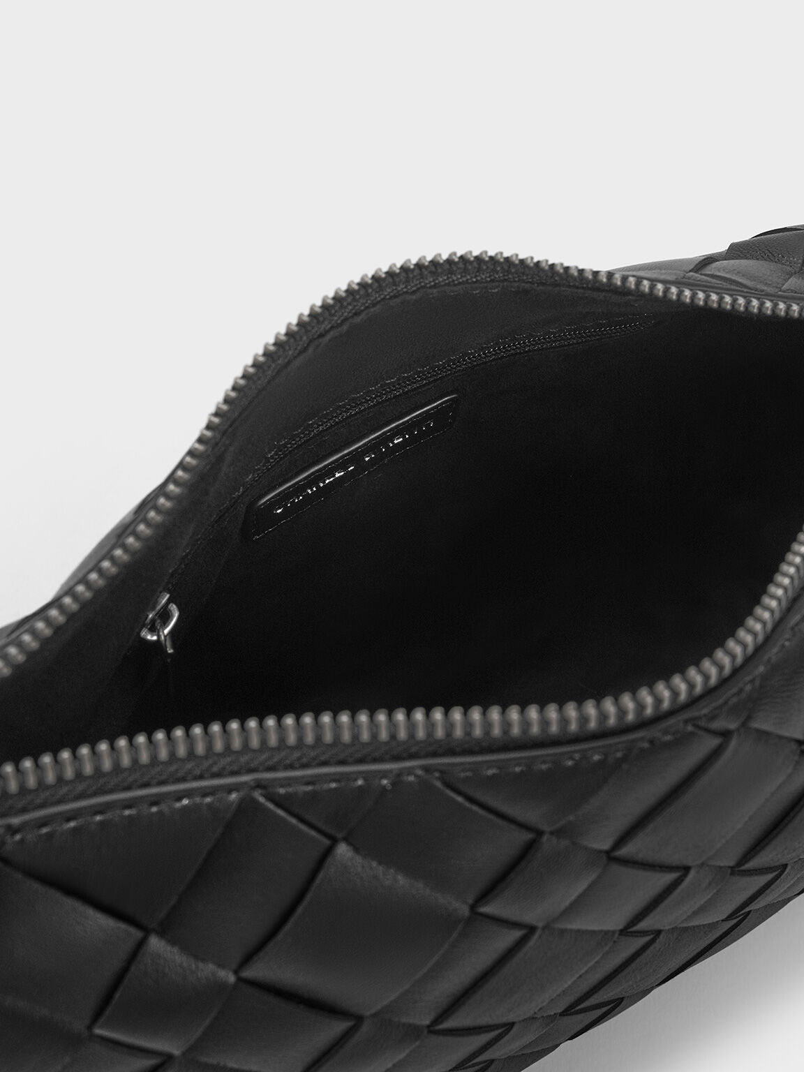 Ivette イヴェット ウーブンショルダーバッグ - ノワール | CHARLES