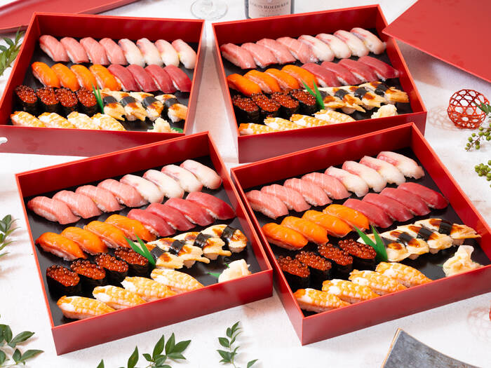 鮨だけお届け》折箱入・豊洲直送つかごし特上鮨｜懐石tsukagoshi(カイ